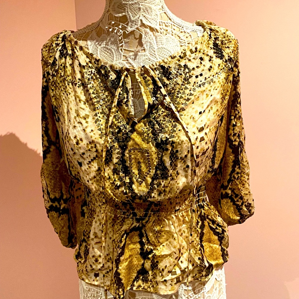 BeBe Python print blouse - image 1